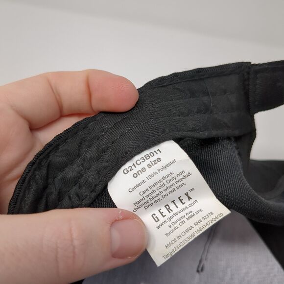 Grill Master Strapback Hat Black One Size Adjustable Embroidered 6 Panel Gertex - Picture 8 of 8